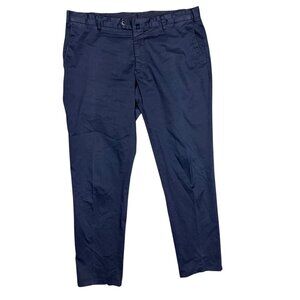 Luigi Bianchi Mantova Sartoria Cotton Chinos Pants Made in Italy Stretch 32x31